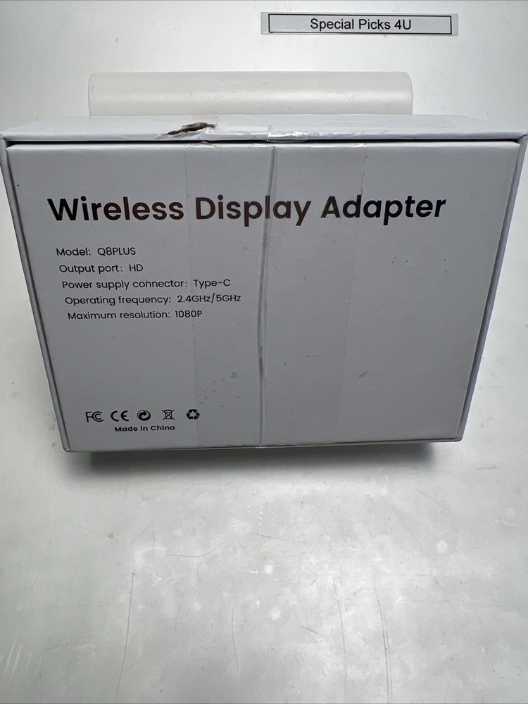 Wireless HDMI Display Dongle Adapter, Portable Transmitter, Streaming Media Read