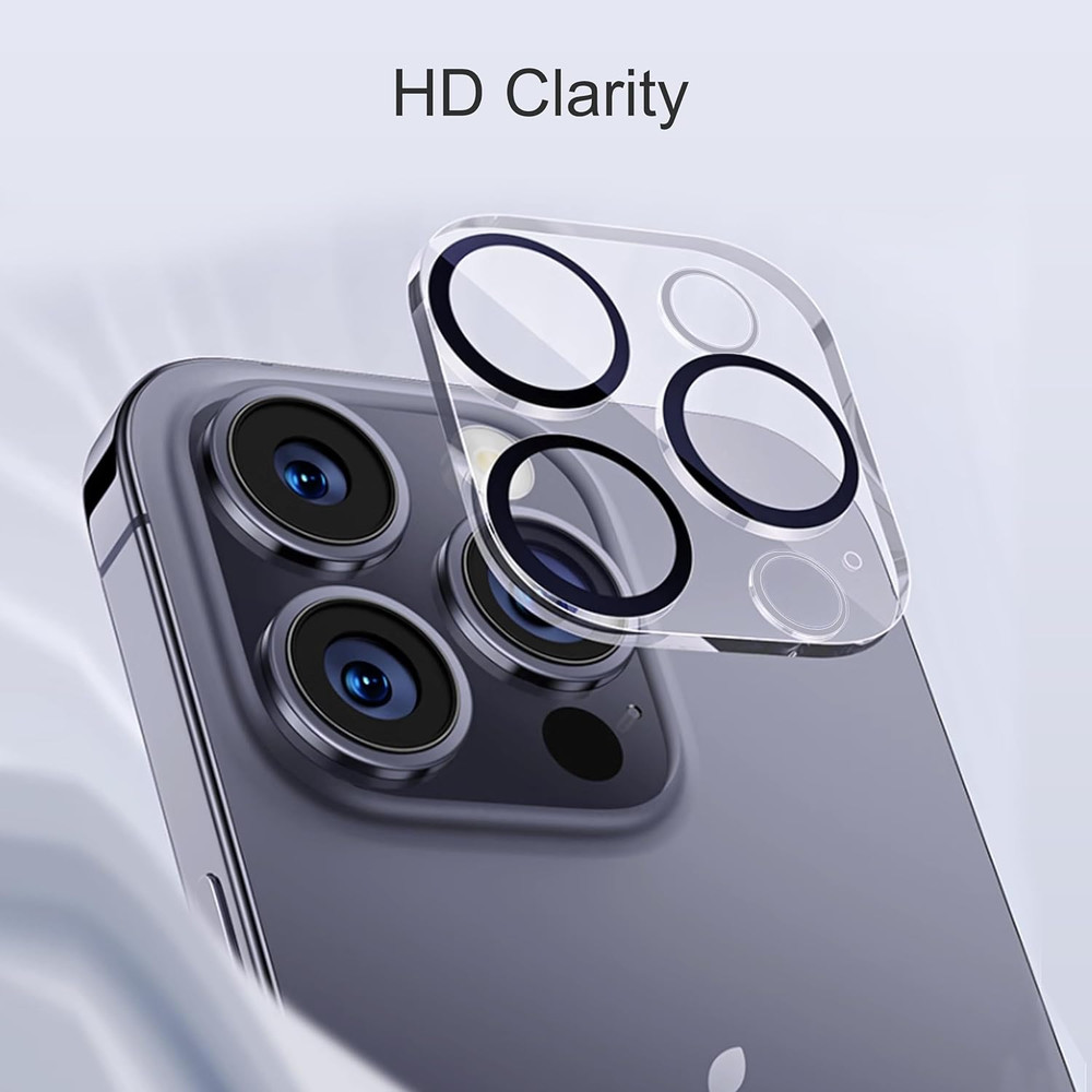 Ailun 3 Pack Screen Protector for Iphone 15 Pro [6.1 Inch] + 3 Pack Camera Lens