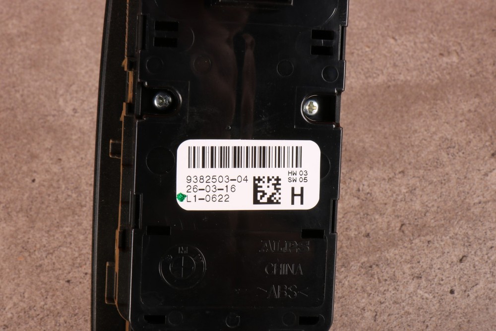BMW 7' G11 G12 WINDOW MIRROR CONTROLLER SWITCH PANEL CARMEL LHD LL 9382503