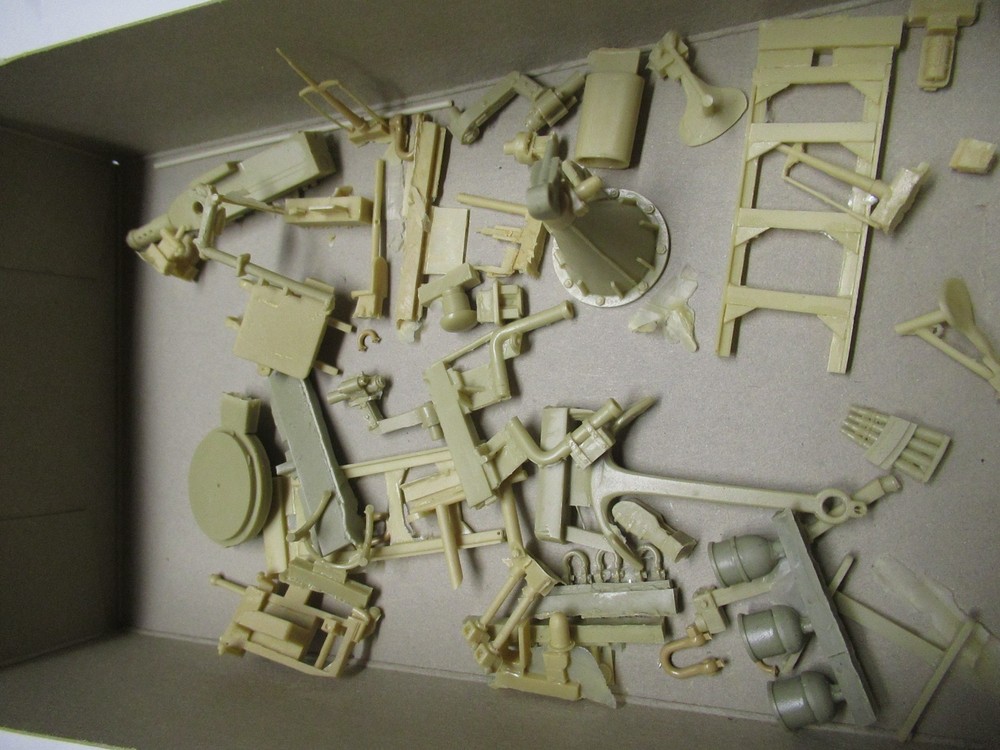 Fire Boat Parts For A Plastic Model Kit