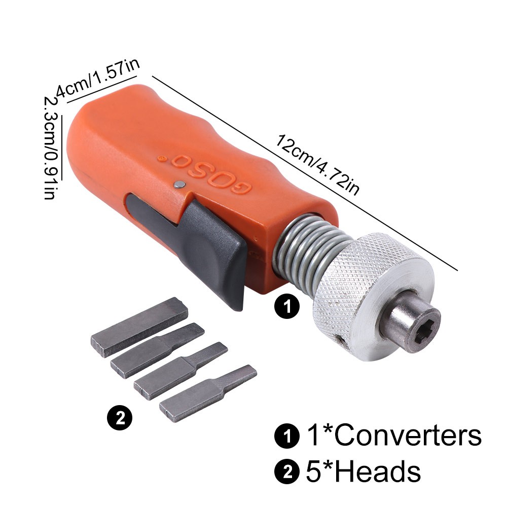 Rubber Grip Lock Plug Spinner Cylinder Turning