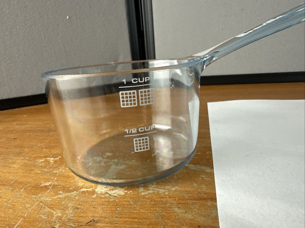 Breville Clear Plastic Measuring Cup 1 Cup Capacity With Handle