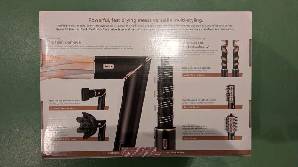 Shark FlexStyle Air Drying Styling System with Ultimate 6PCS Accessory HD440BK