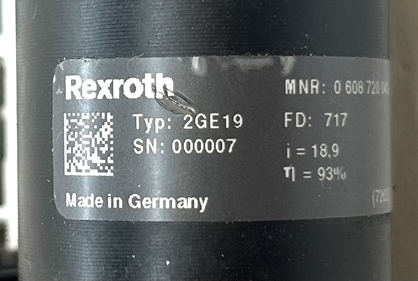 Bosch Rexroth Tightening Spindle System 0 608 701 016 + Modules