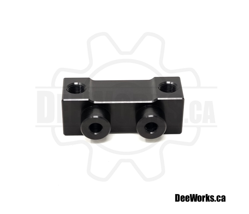 2 Port Remote Sensor Block Mount - Billet Aluminum