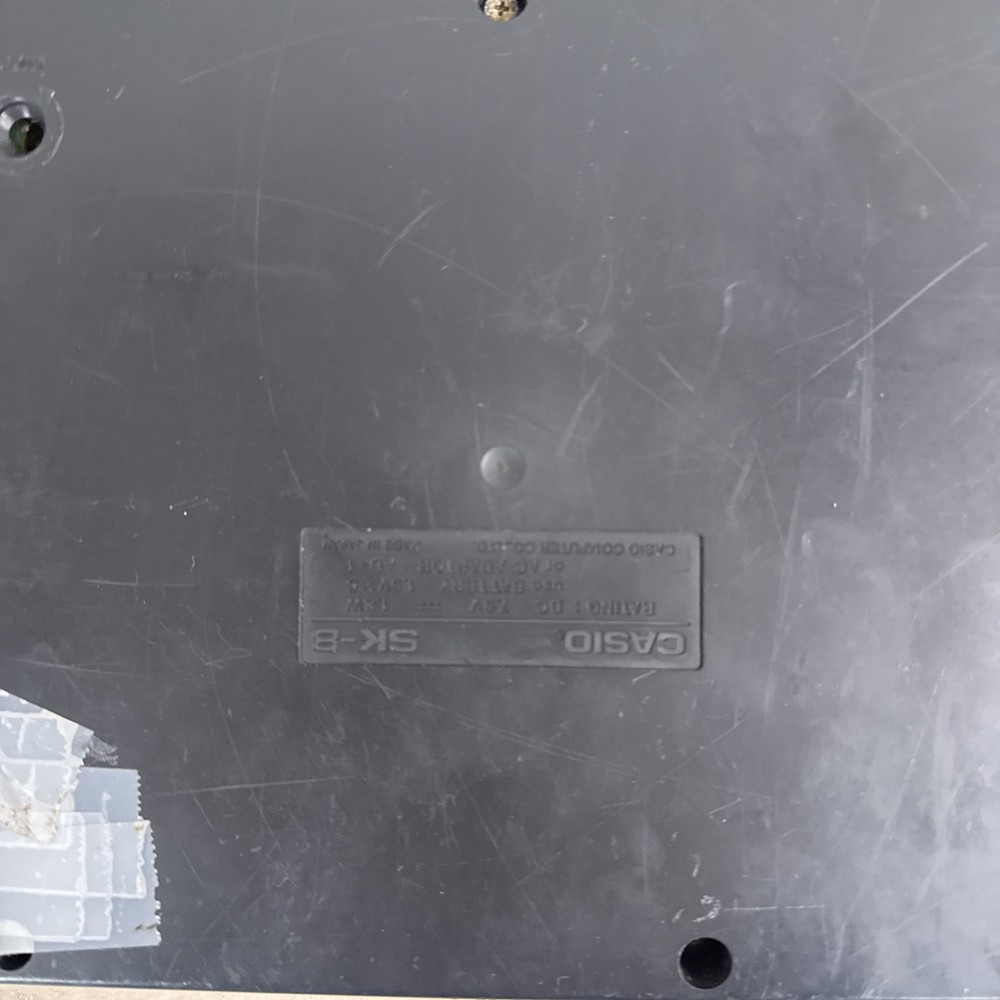 CASIO SK-8 SAMPLING KEYBOARD + ROM PACK