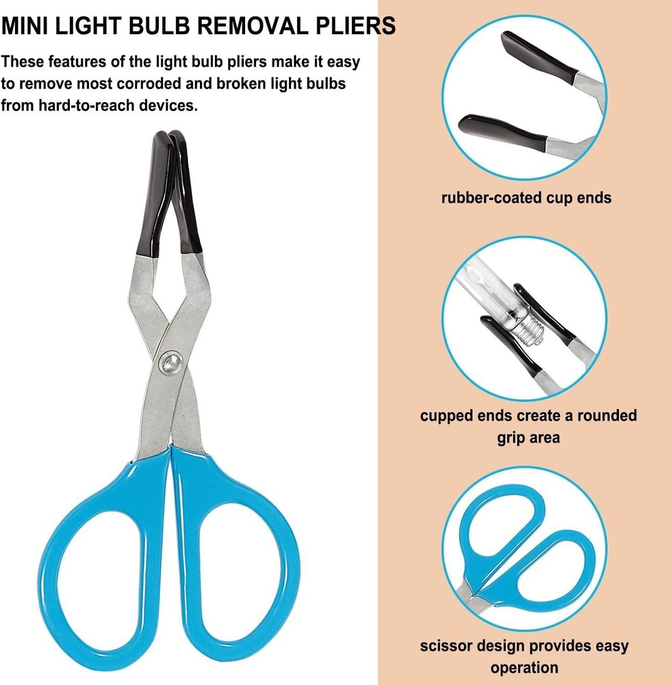 Metal Mini Bulb Changer Remover Installer Tool for Removing Hard,Replace 1012