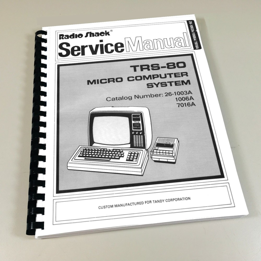Rado Shack Tandy TRS-80 Micro Computer Service Manual