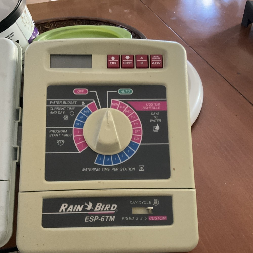Rain Bird ESP-8Si ESP-6TM Sprinkler Controller Rotary Custom Schedule Timer