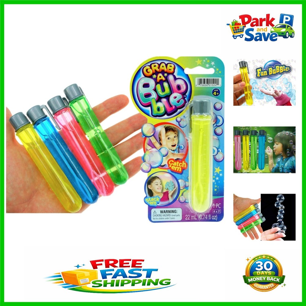 Grab a Bubble Mini Bubbles Wand - Assorted Colors for Ultimate Outdoor Fun