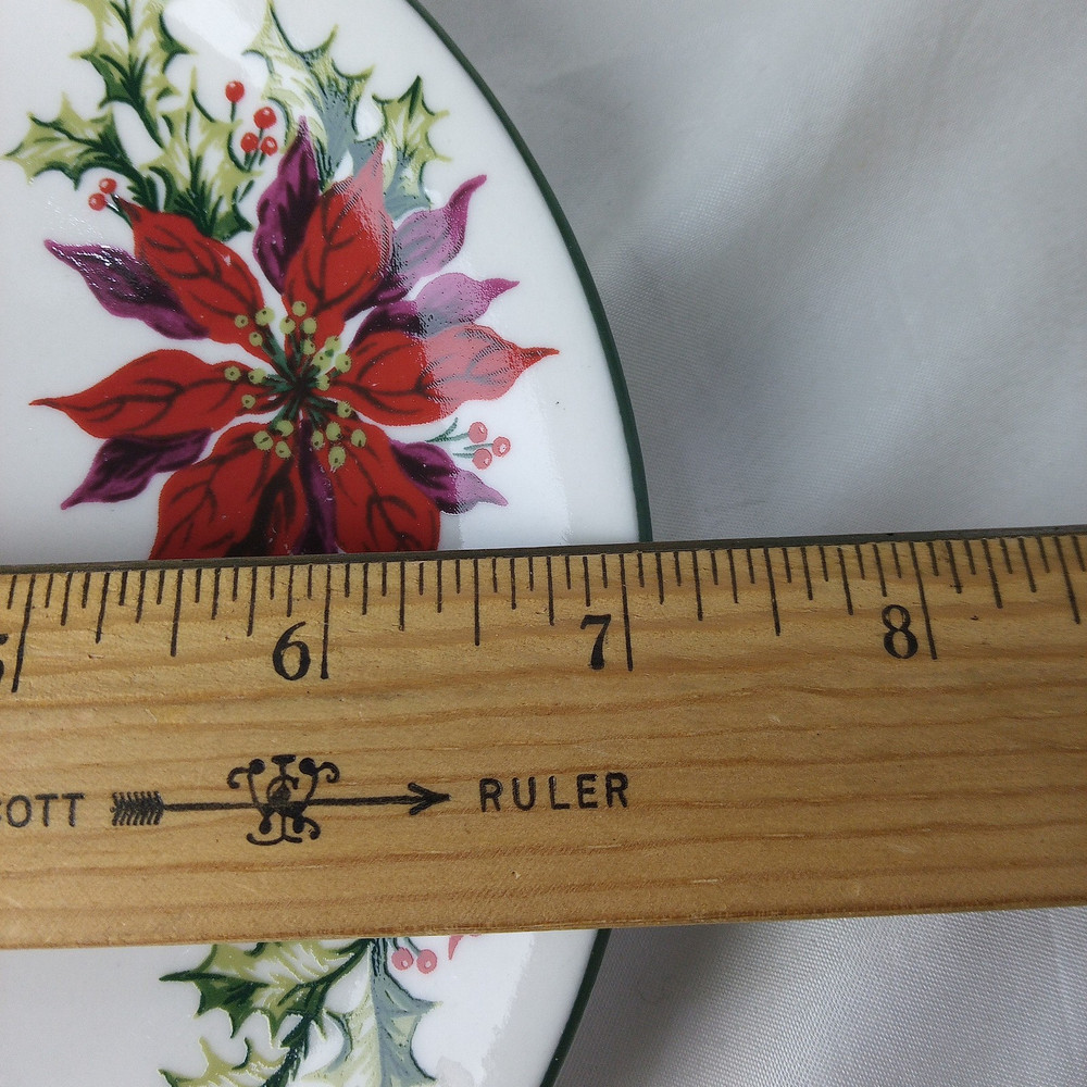 TOTALLY TODAY POINSETTIA DINNER SET FOR 4