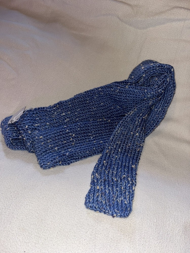 72” Handmade Knitted Knit Dual-Layer Scarf