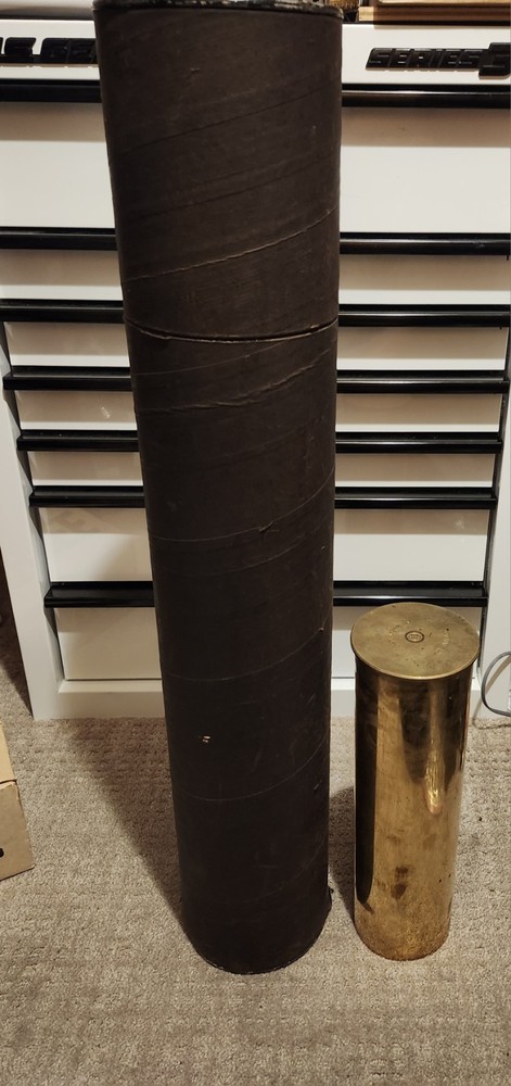 105mm Ww2 Trench Art With Case USA 🇺🇸