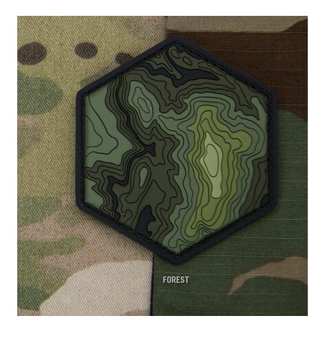 Morale Patch Milspec Monkey MSM Topo Map 1 V1 / Topographic Map - FOREST - NEW!