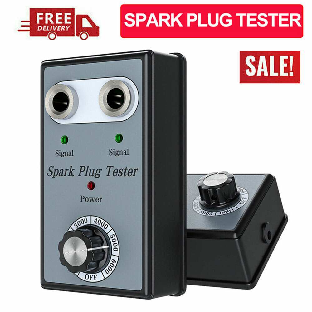 Car Spark Plug Tester Ignition Plug Analyzer Diagnostic Tool Dual Hole EAA