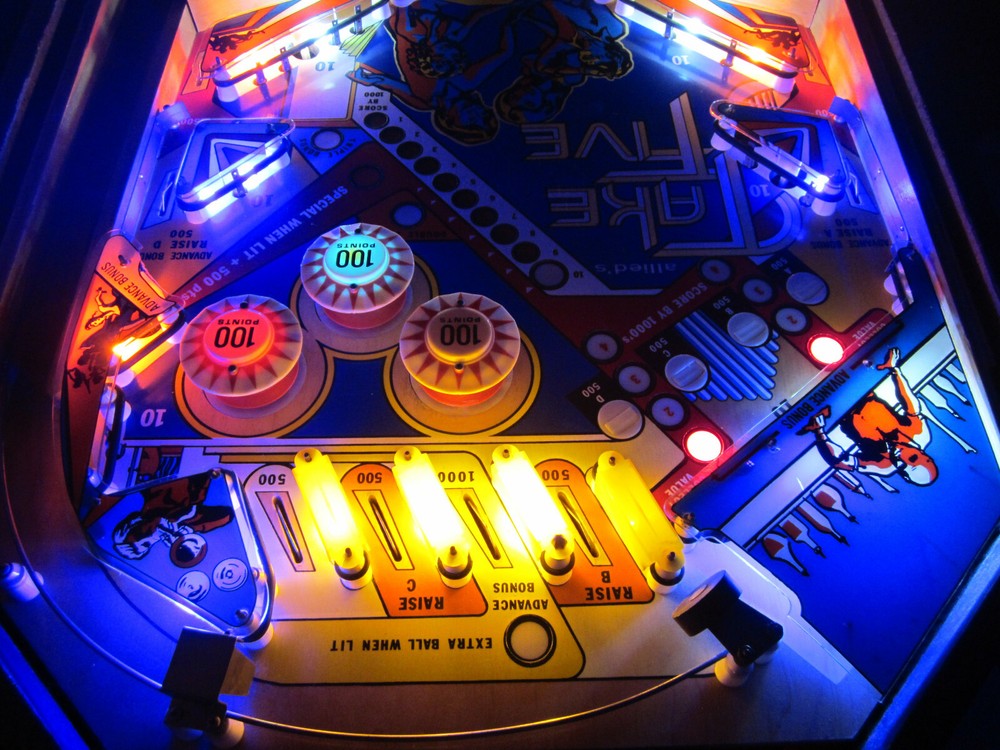 TAKE FIVE Pinball - NON GHOSTING LED Lighting Kit custom SUPER BRIGHT KIT