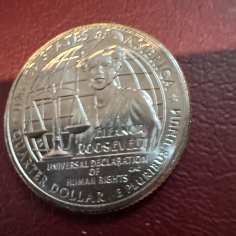 2023 America the Beautiful Quarter Eleanor Roosevelt “COD” error Uncirculated