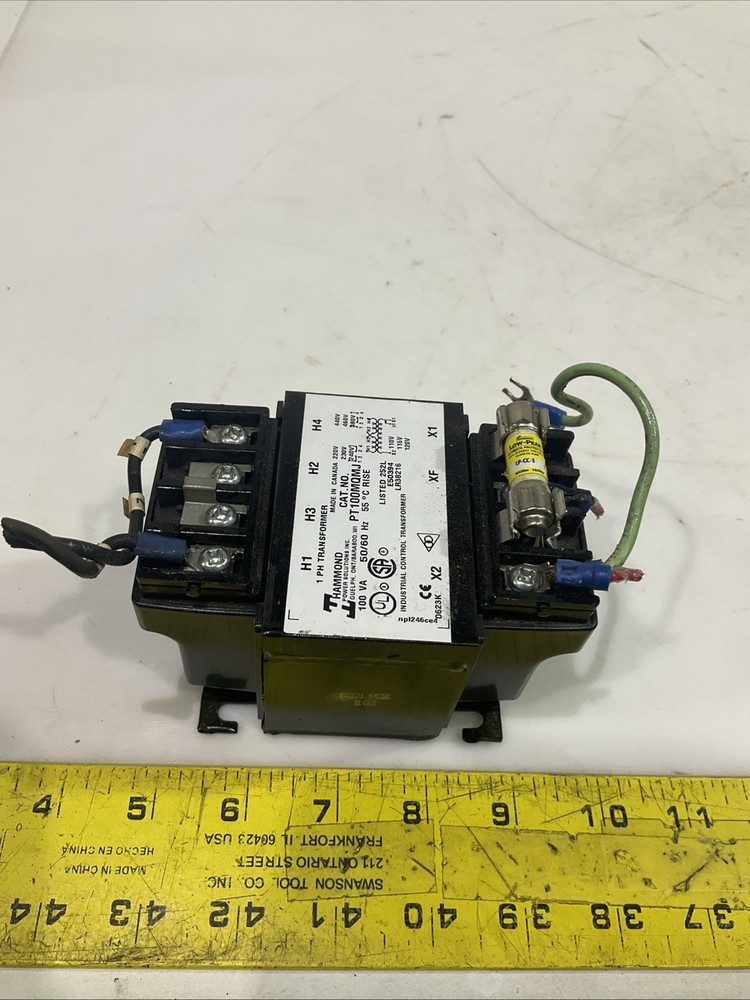 HAMMOND PT100MQMJ CONTROL TRANSFORMER F2M