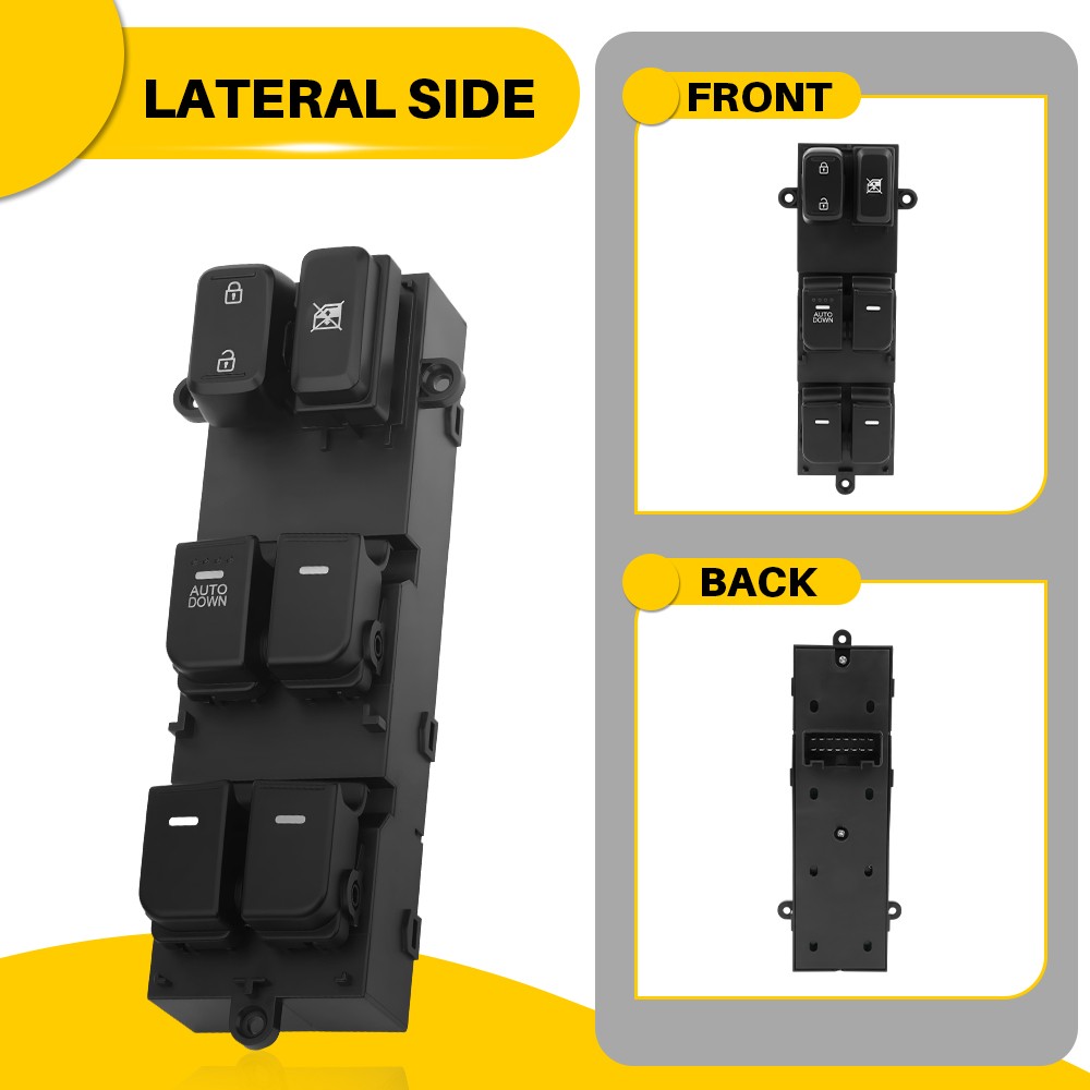 Car Front Left Driver Side Power Window Control Switch For 2011-2013 Kia Optima