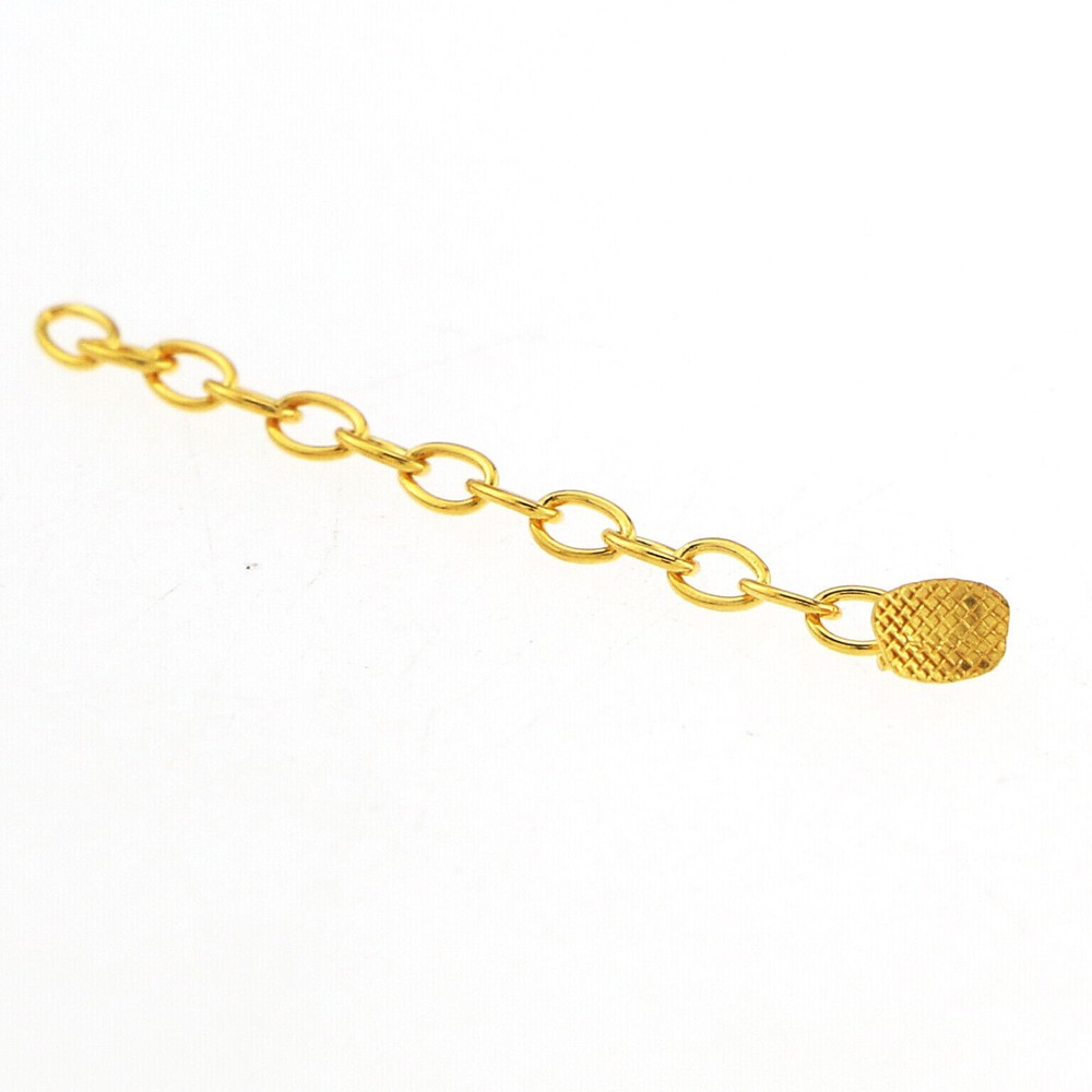10 Pcs Dental Orthodontic Traction Chain Gold Plated Lingual Button Rectangular