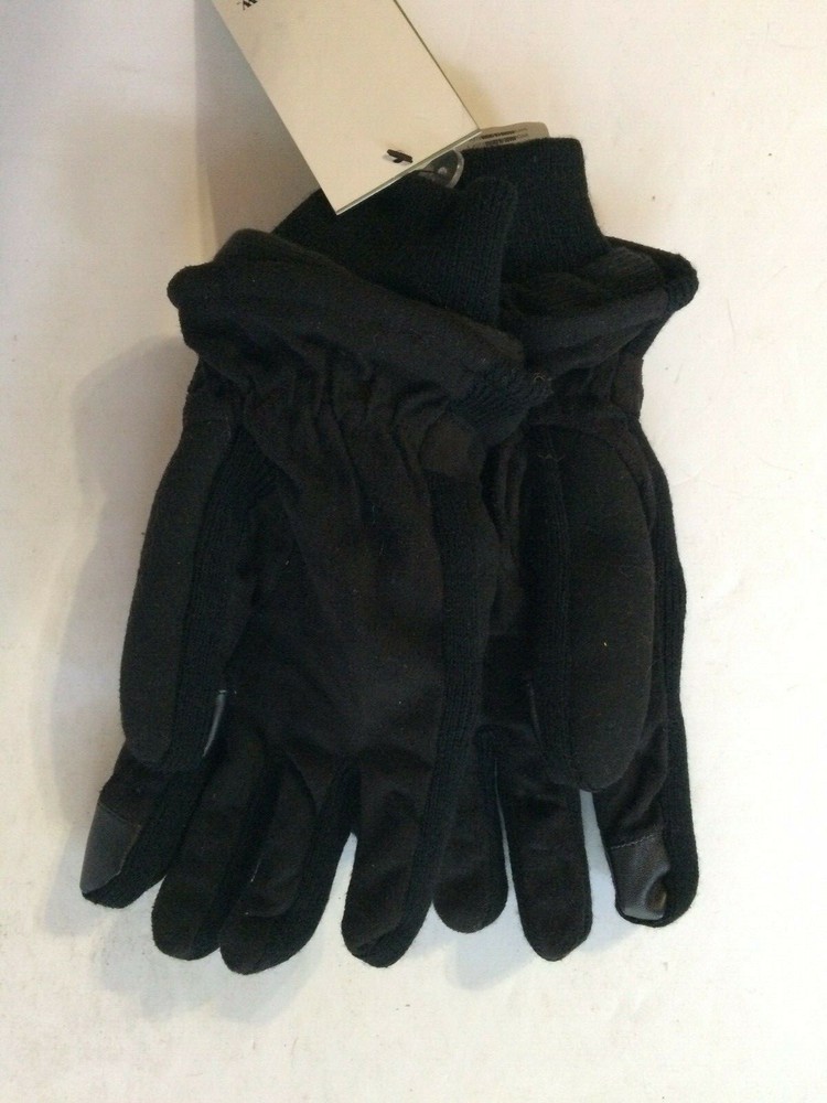 Men's Stripe Quilted Glove With Thinsulate Lined & Acrylic Knit Cuff M