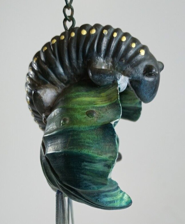 10" Yellow Spotted Salamander Wind Chime.