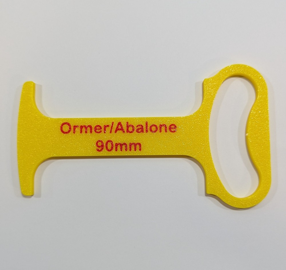 Shellfish gauge Ormer Abalone sizing gauge - Double sided 90mm (9cm)