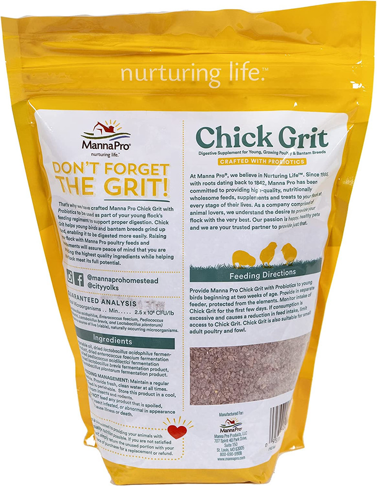 Manna Pro Chick Grit with Probiotics, 5 Lb