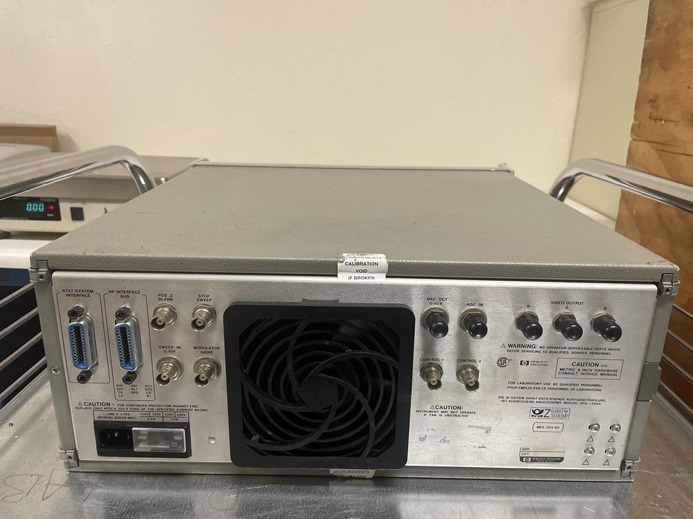 HP 8757C NETWORK ANALYZER, OPT: 01 - 4th DETECTOR PORT C