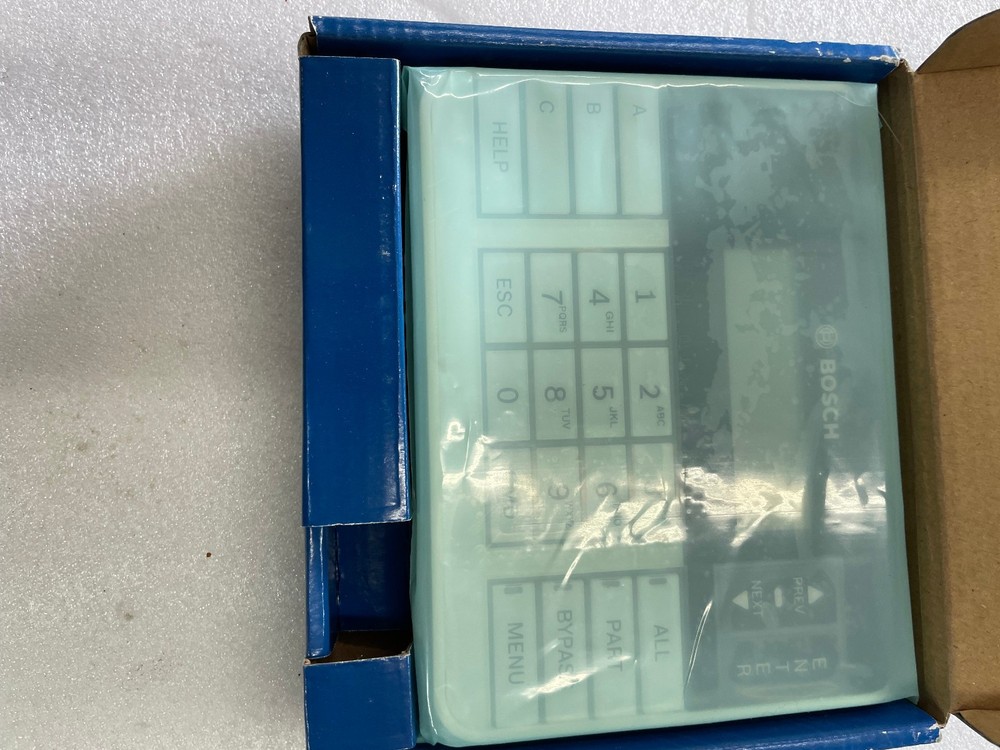 NEW BOSCH B920 2 LINE TEXT KEYPAD W/ Function Keys LCD DISPLAY ON SCREEN HELP