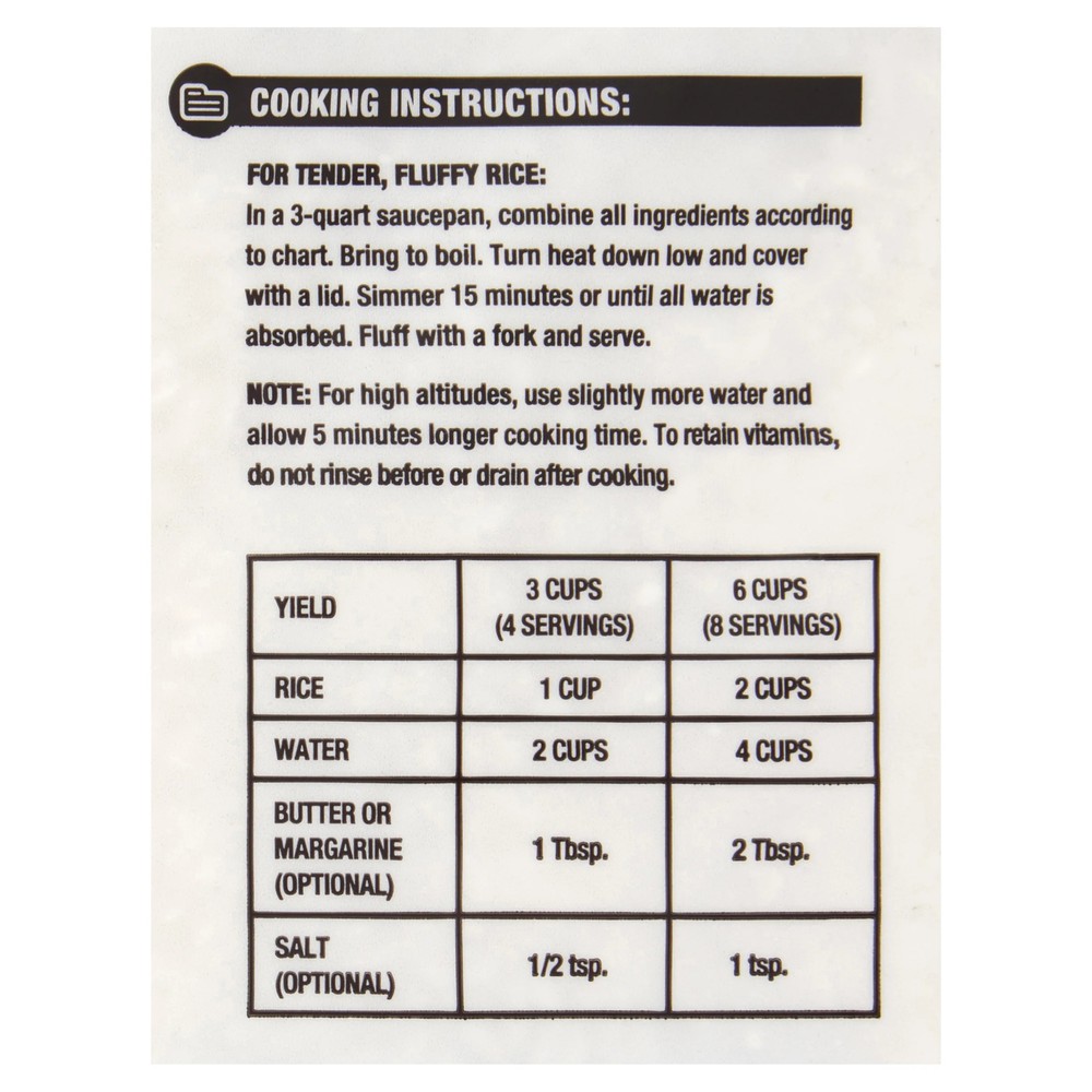 Long Grain Enriched Rice