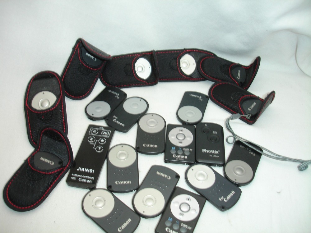 CANON Camera Remote Control Lot 20 pcs Untested