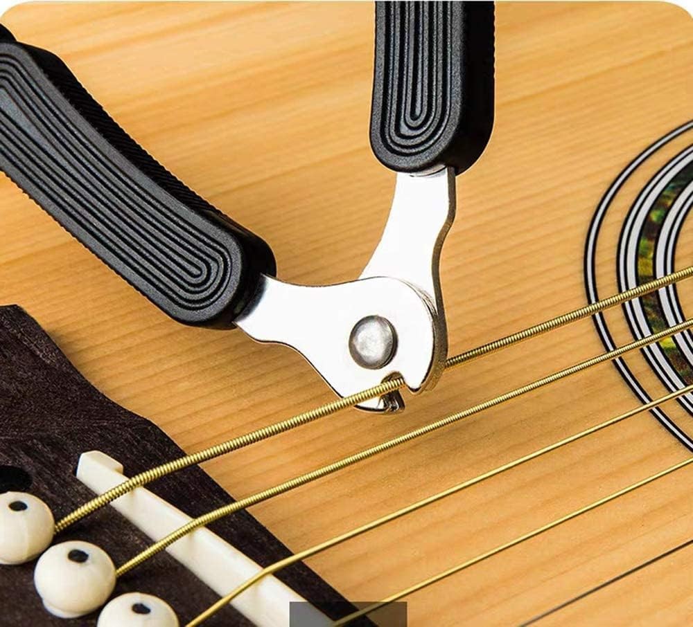 2× Professional Guitar String Winder Cutter Bridge Pin Puller Guitar Repair Tool