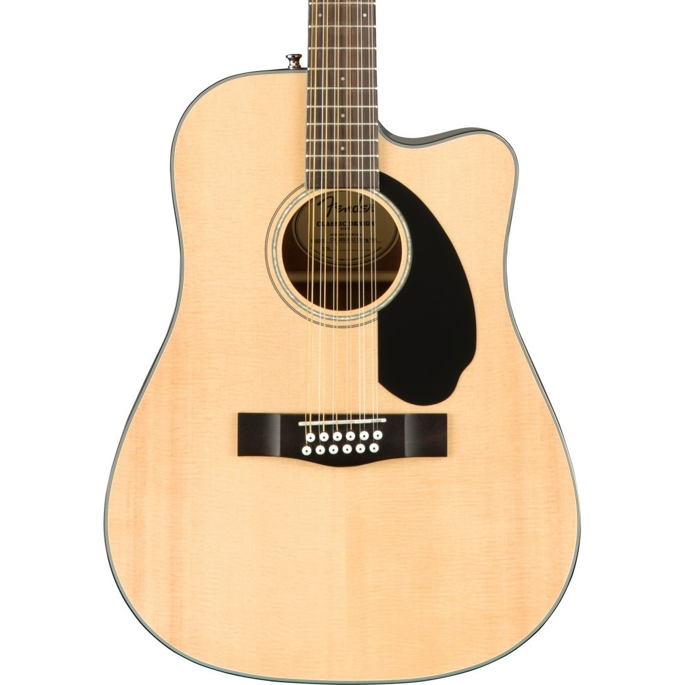 Fender CD-60SCE Dreadnought 12-String Acoustic-Electric Guitar, Solid Spruce Top