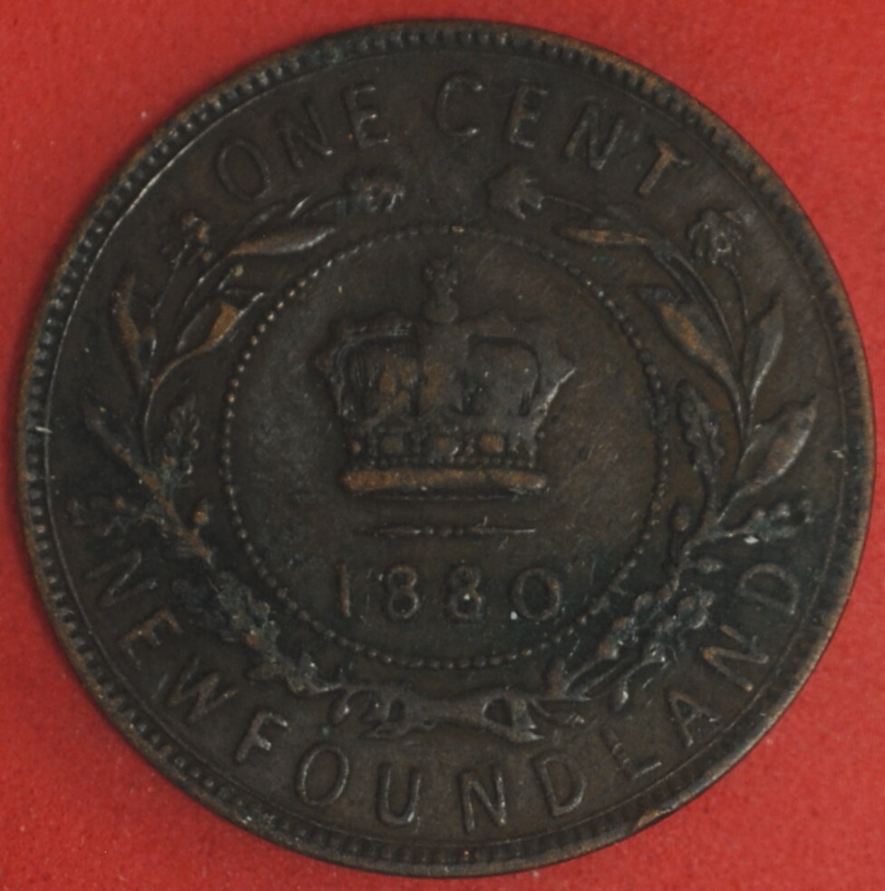 1880 Newfoundland Cent VF