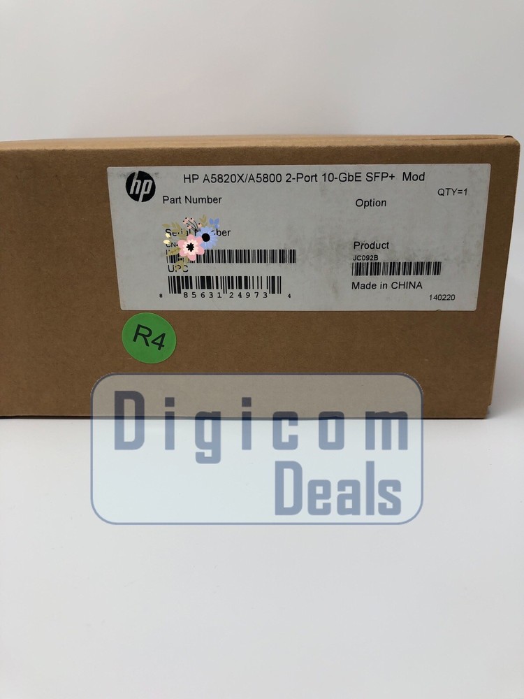 JC092B HP 5800 2-PORT 10 GBE SFP+ MODULE *OPEN BOX*