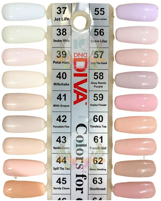 DND DUO DIVA GEL & LACQUER #38 - Smokey White
