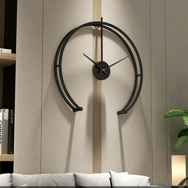 Kitchen Black Wall Clock Room Deco Wall Clock Silent Large Clock Home Wall Clock