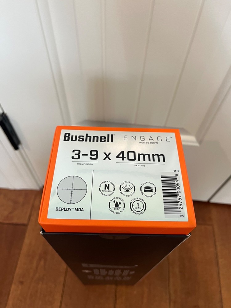 Bushnell Engage 3-9x40mm Rifle Scope Deploy MOA NIB