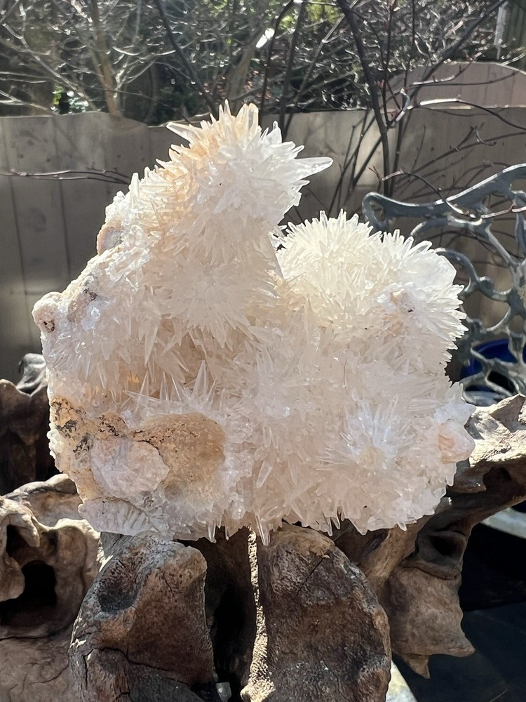 Calcite Spiky Cluster Patterns 244g 1