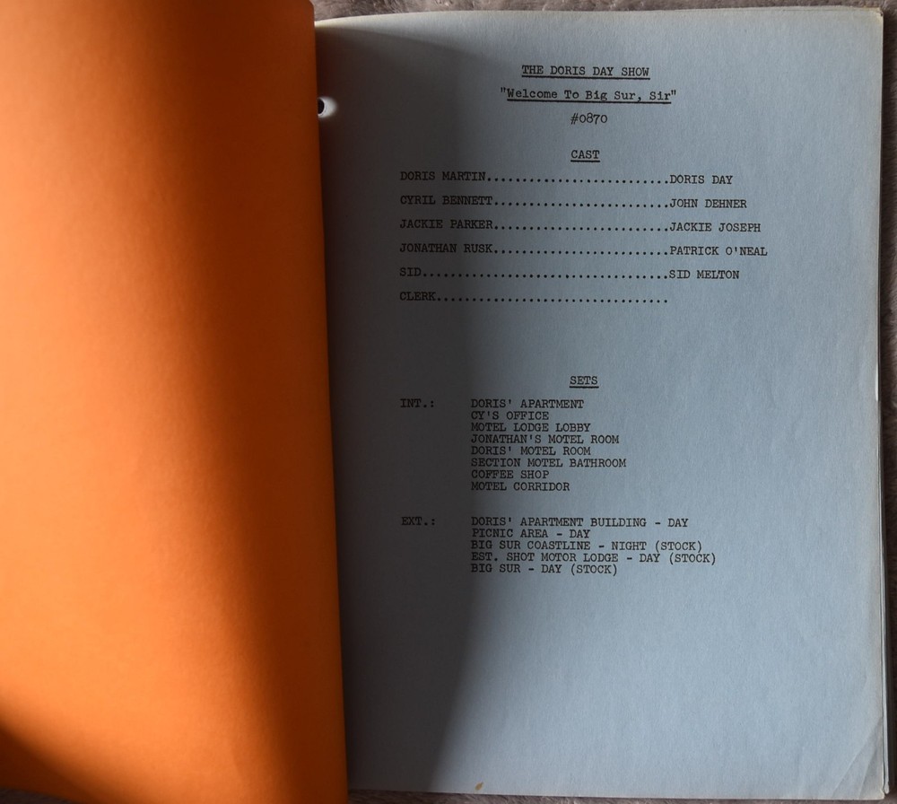The Doris Day Show Original Screenplay Script