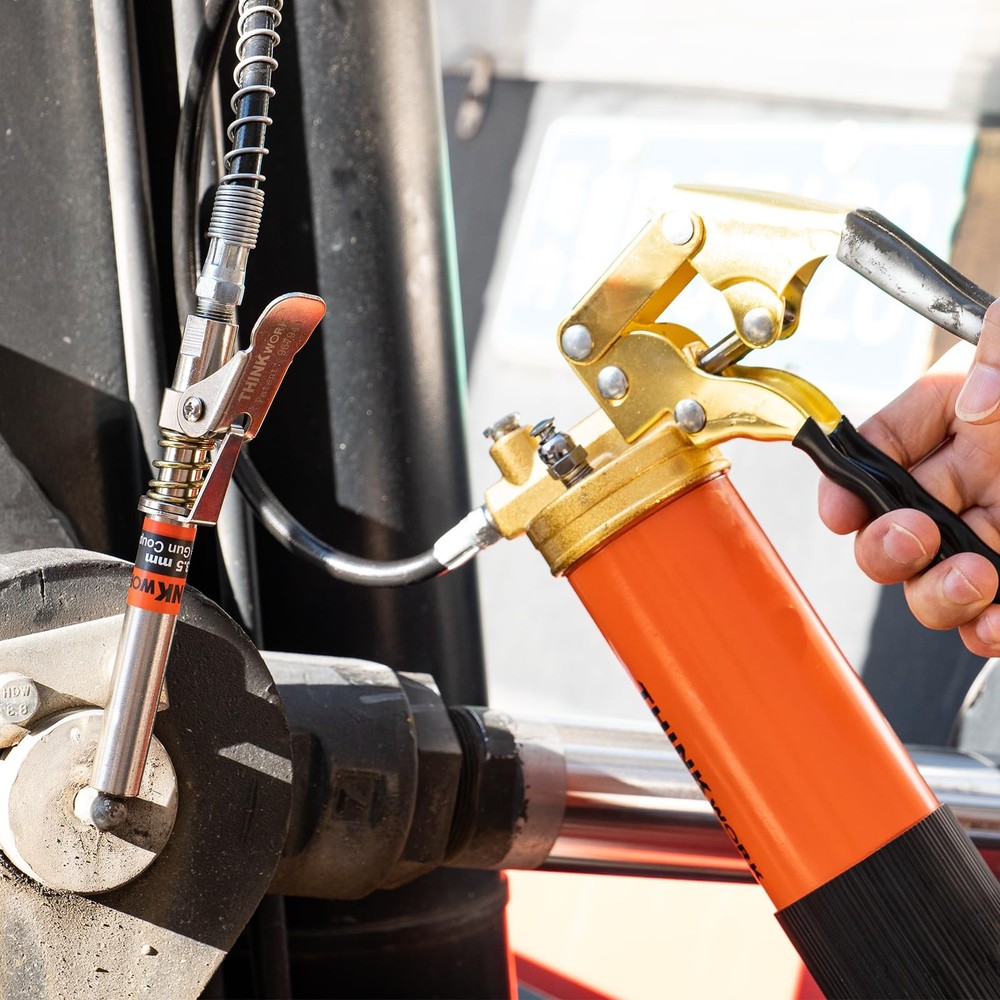 THINKWORK 2PC Grease Gun Coupler, 0.53" Coupler
