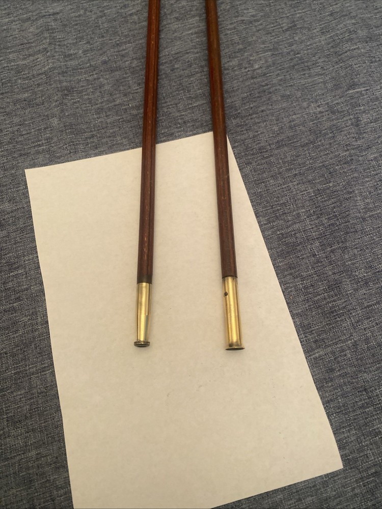 Hickory Muzzleloader Ramrod 3/8”. X 27 1/2 “ Long ,Treated In Linseed Oil.