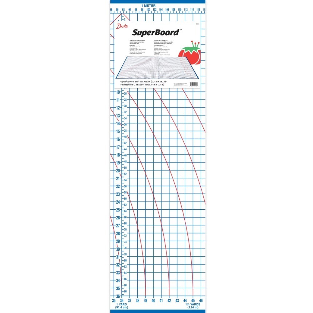 Foldable Superboard with Laminated Cutting Surface for Crafting and Sewing