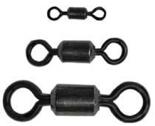 10 Pack Owner Micro Hyper Swivels Barrel Type 5081-081 Size 8 - 80lb Rating