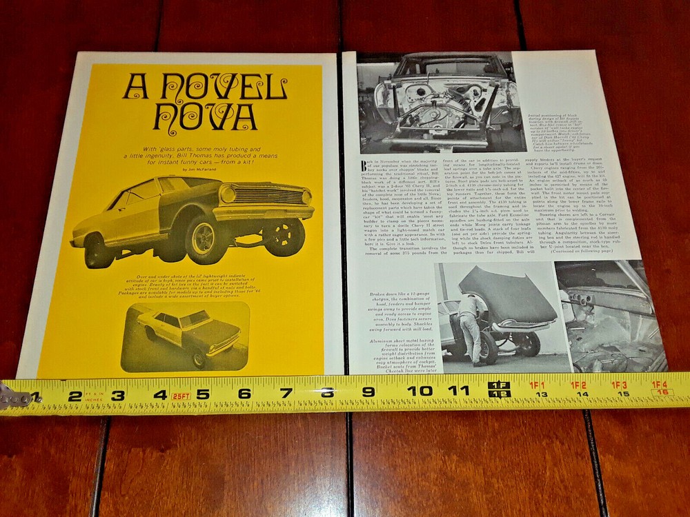 BILL THOMAS CHEVY II NOVA ORIGINAL 1966 ARTICLE