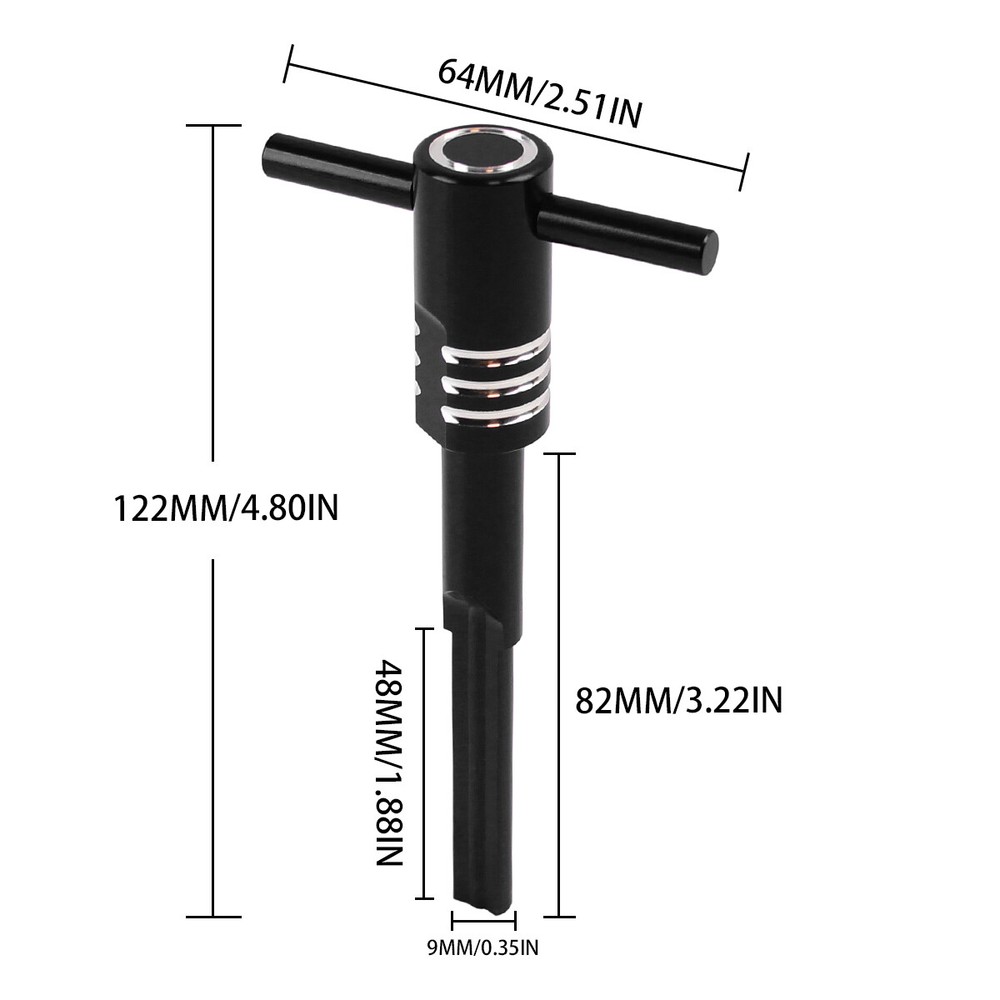 Black Ignition Switch Housing Alignment Tool For Harley Touring FLH/T 2014-2020