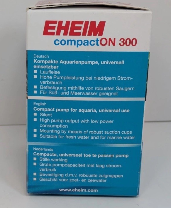 Eheim CompactON 300 Aquarium Pump 7watt