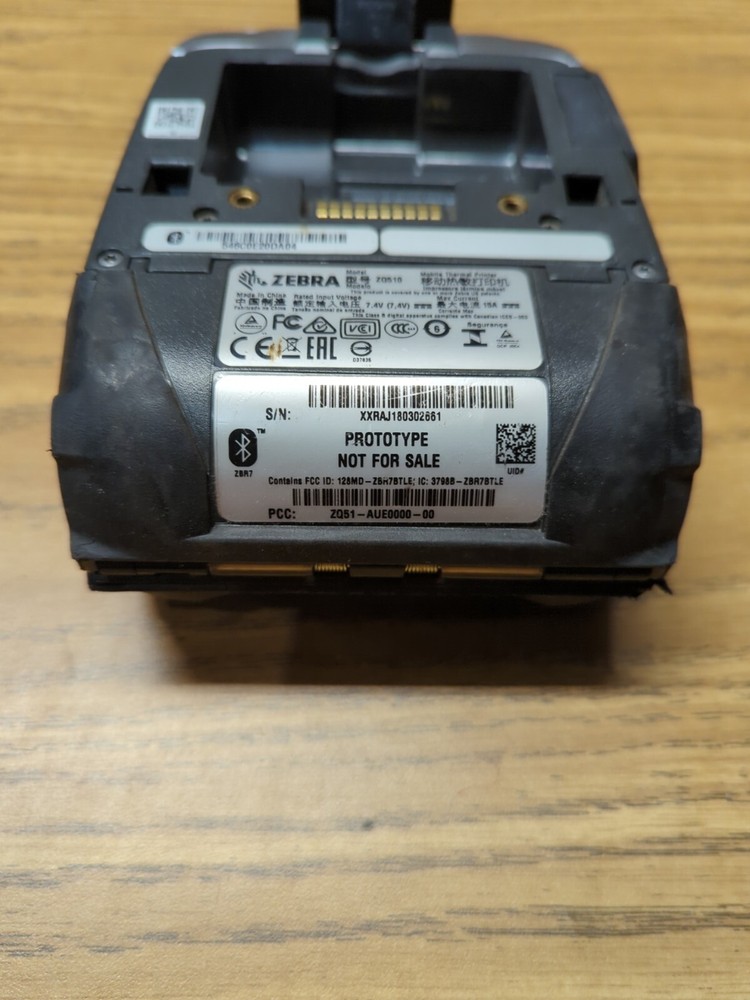 Zebra ZQ510 Mobile Bluetooth iOS Thermal Label Printer
