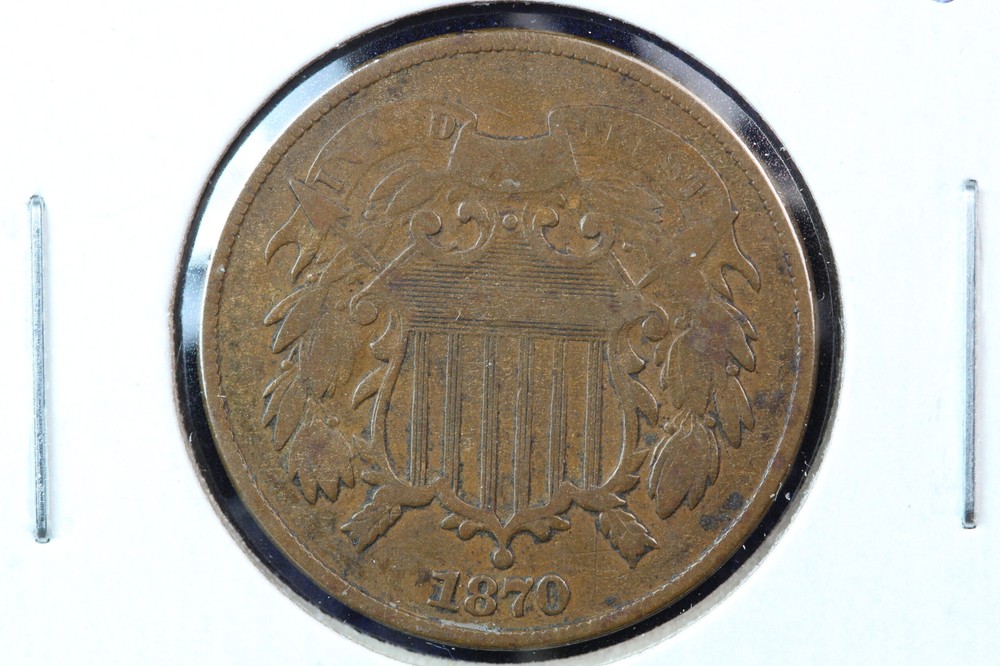 1870 Two Cent (2C) 4OJI